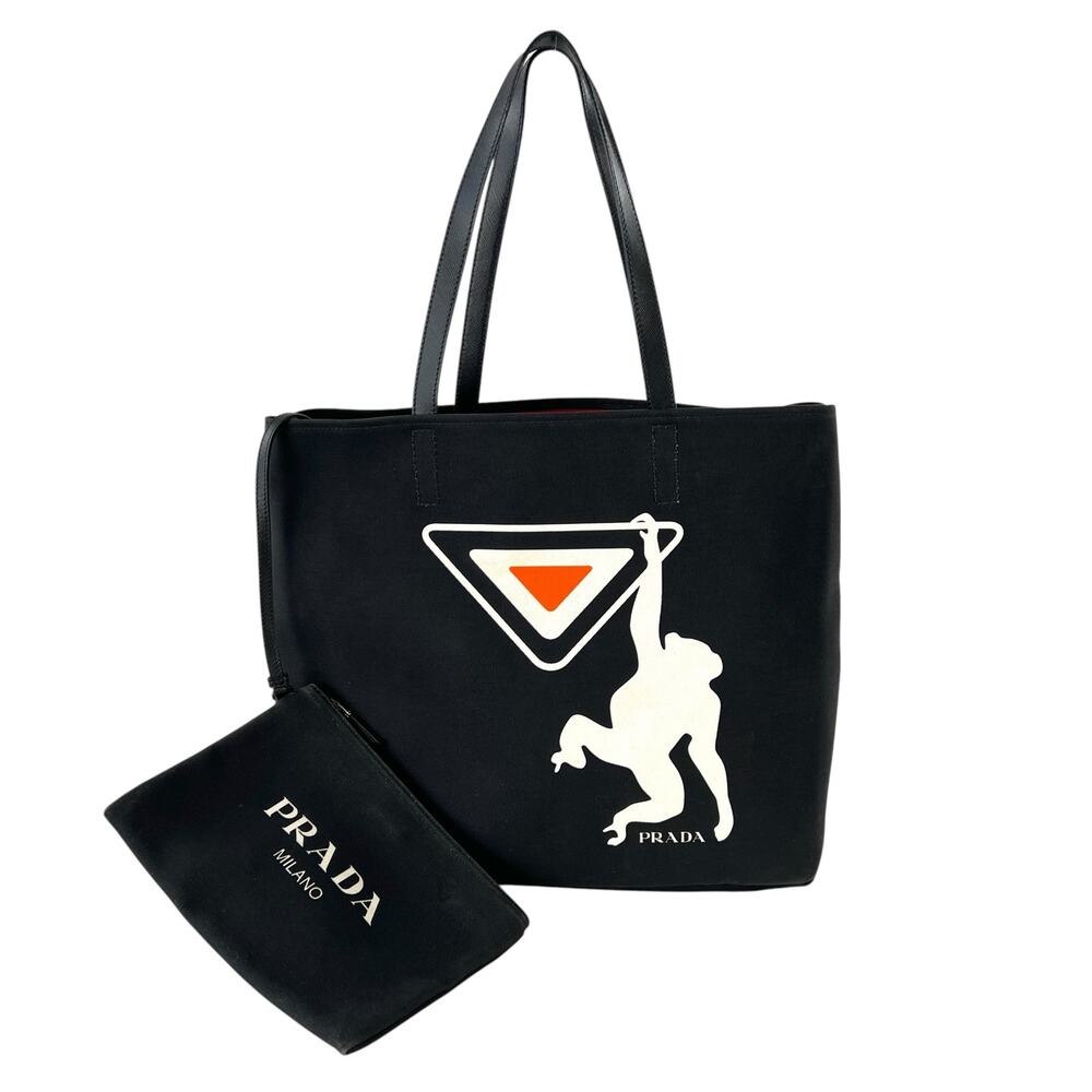 Prada Canapa Monkey Tote Bag - Picture 3 of 8